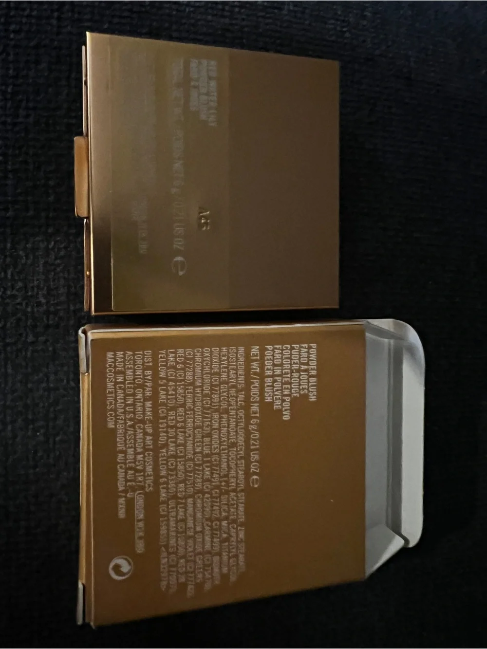 MAC x Guo Pei, LE Red Water Lily blush, circa 2015